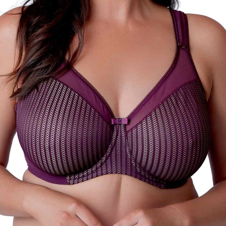 Bras Berlei | Beauty Stripe Underwired Minimiser Bra - B541