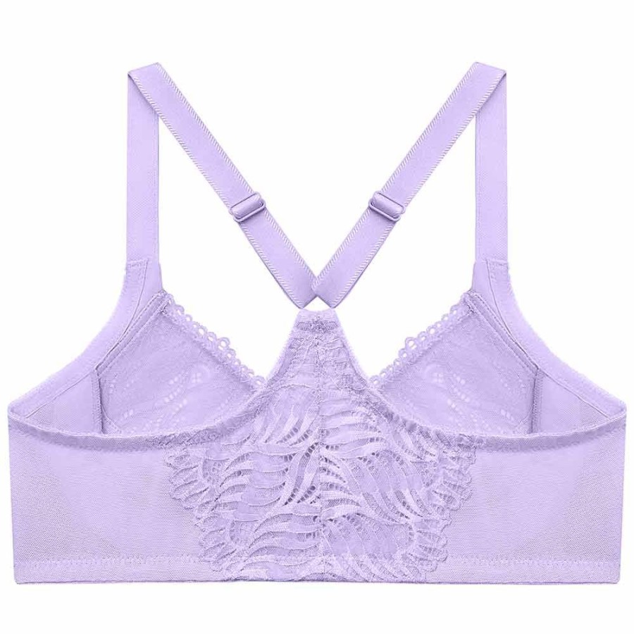 Bras Glamorise | Wonderwire Front Fastening T-Back Bra - 1246