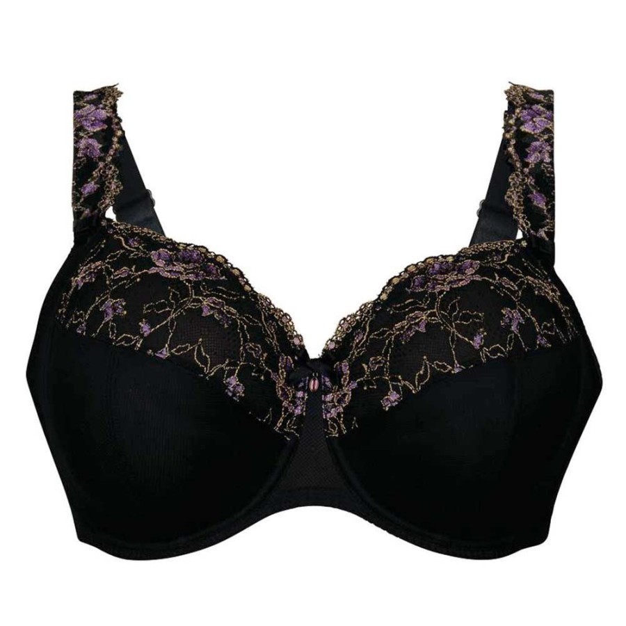 Bras Anita Rosa Faia | Colette Underwired Side Support Bra - 5249 Black