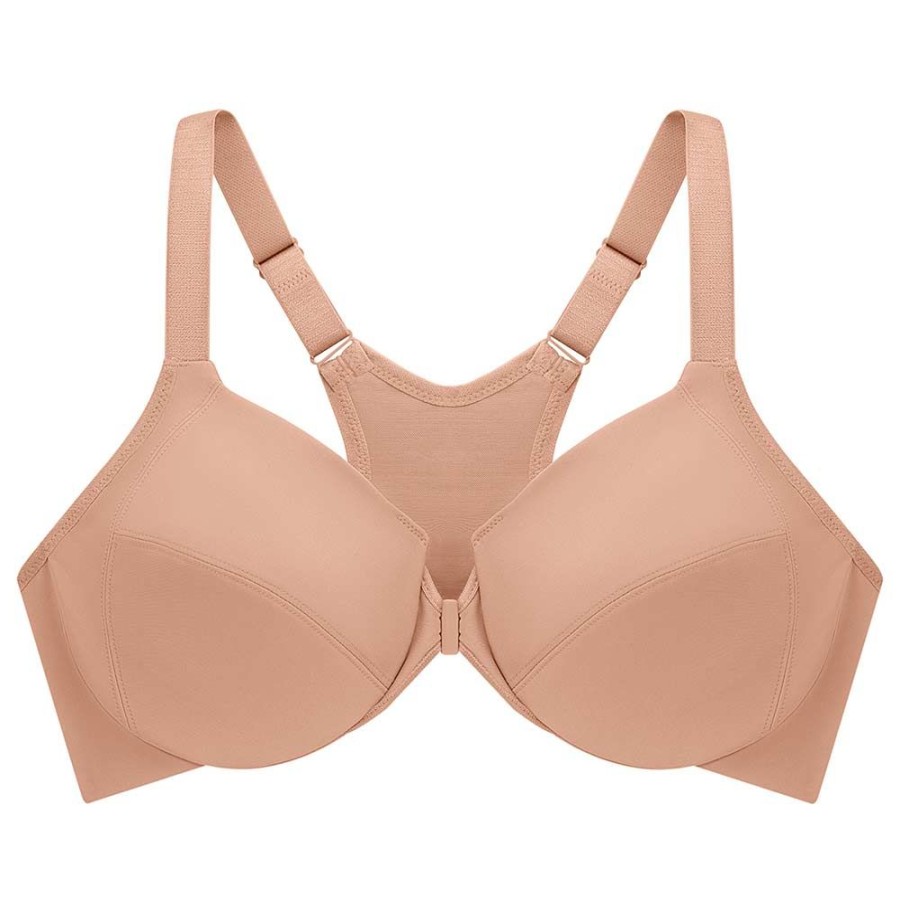 Bras Glamorise | Wonderwire Front Fastening Smoothing Bra - 1247