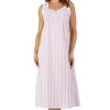 Nightwear Slenderella | Seersucker Broad Strap 46 Inch Nightdress - Nd3222