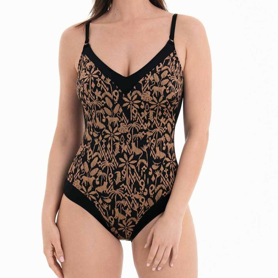 Swimwear Anita Rosa Faia | Secret Jungle Mabela Non Wired Swimsuit - 7726 Safari