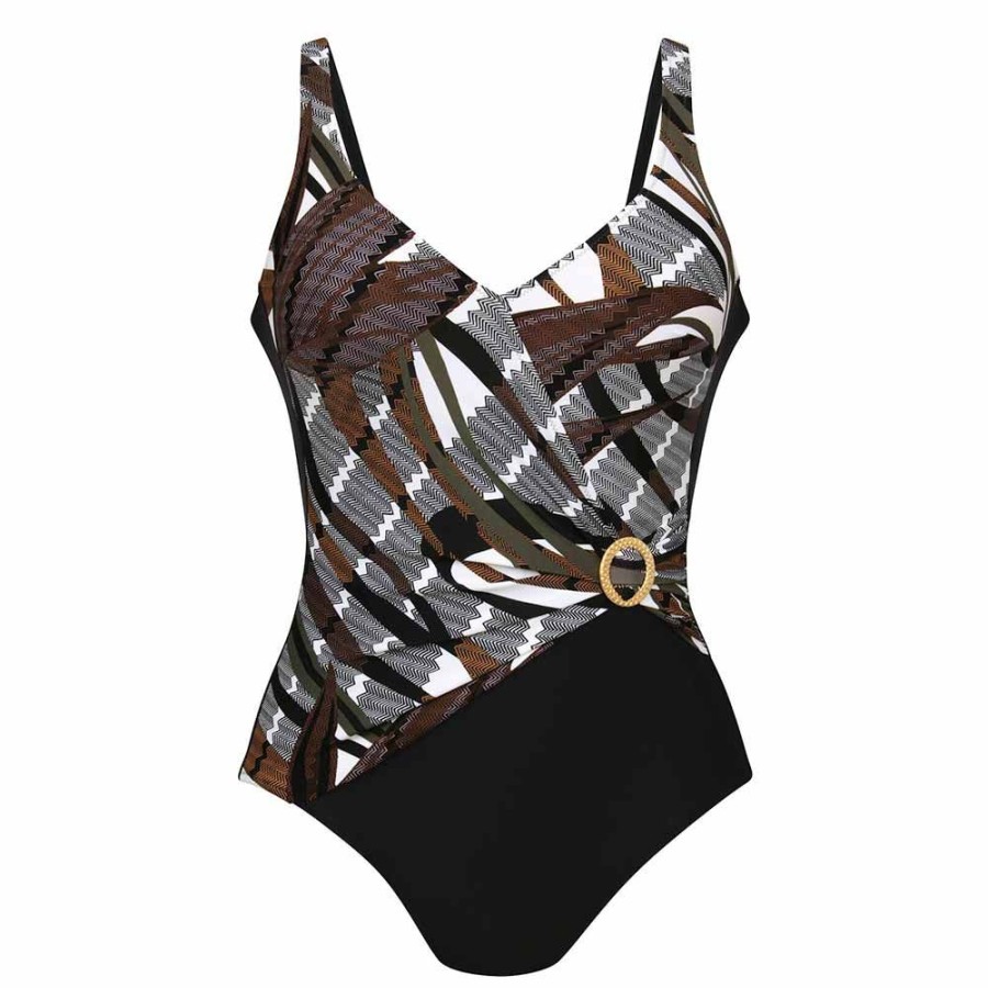 Swimwear Anita Comfort | Tourmaline Elea Soft Cup Shaping Swimsuit - 7376 Black