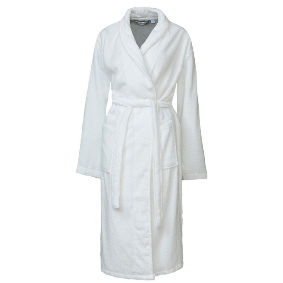 Nightwear Slenderella | Long Sleeve Pure Cotton Towelling Wrap 46 Inch Bath Robe - Hc1305