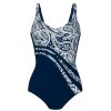 Swimwear Anita Comfort | Luella Paisley Passion Soft Cup Swimsuit - 7370 Dark Blue