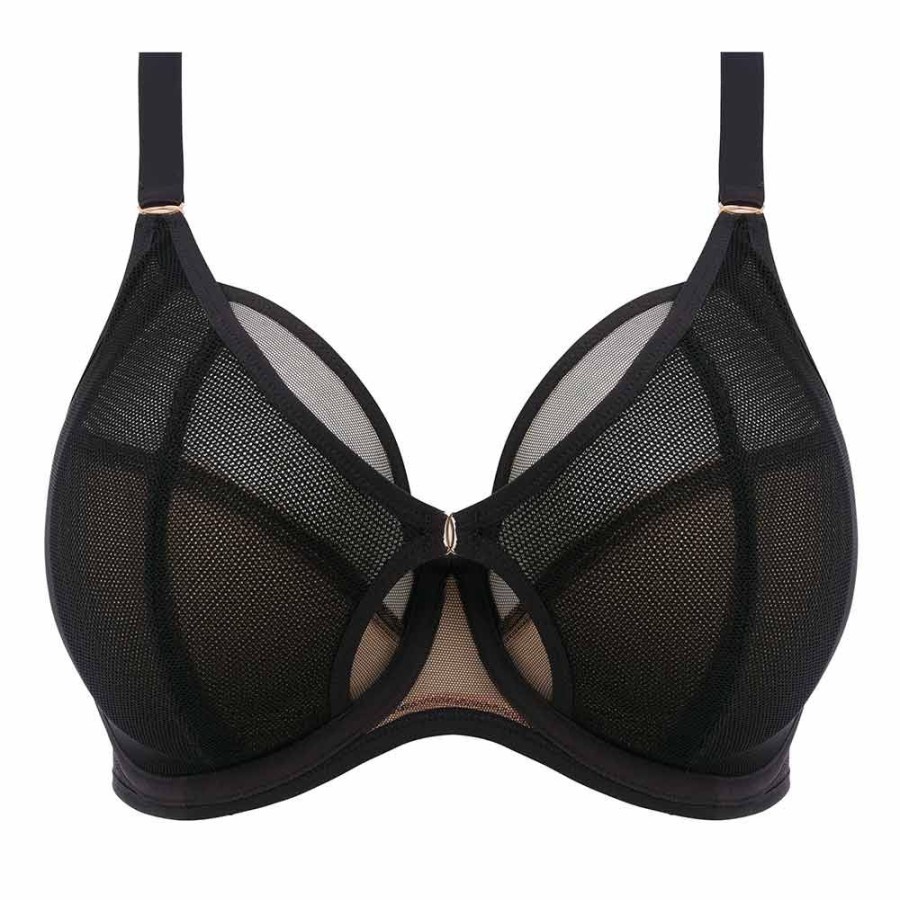 Bras Elomi | Kintai Underwired Plunge Bra - El301202 Black