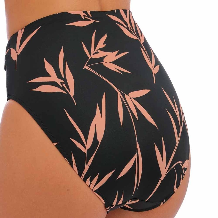 Swimwear Fantasie Swim | Luna Bay High Waist Bikini Briefs - Fs502478 Lacquered Black