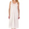 Nightwear Slenderella | Slippy V-Neck Sleeveless 44 Inch Nightdress - Nd55402