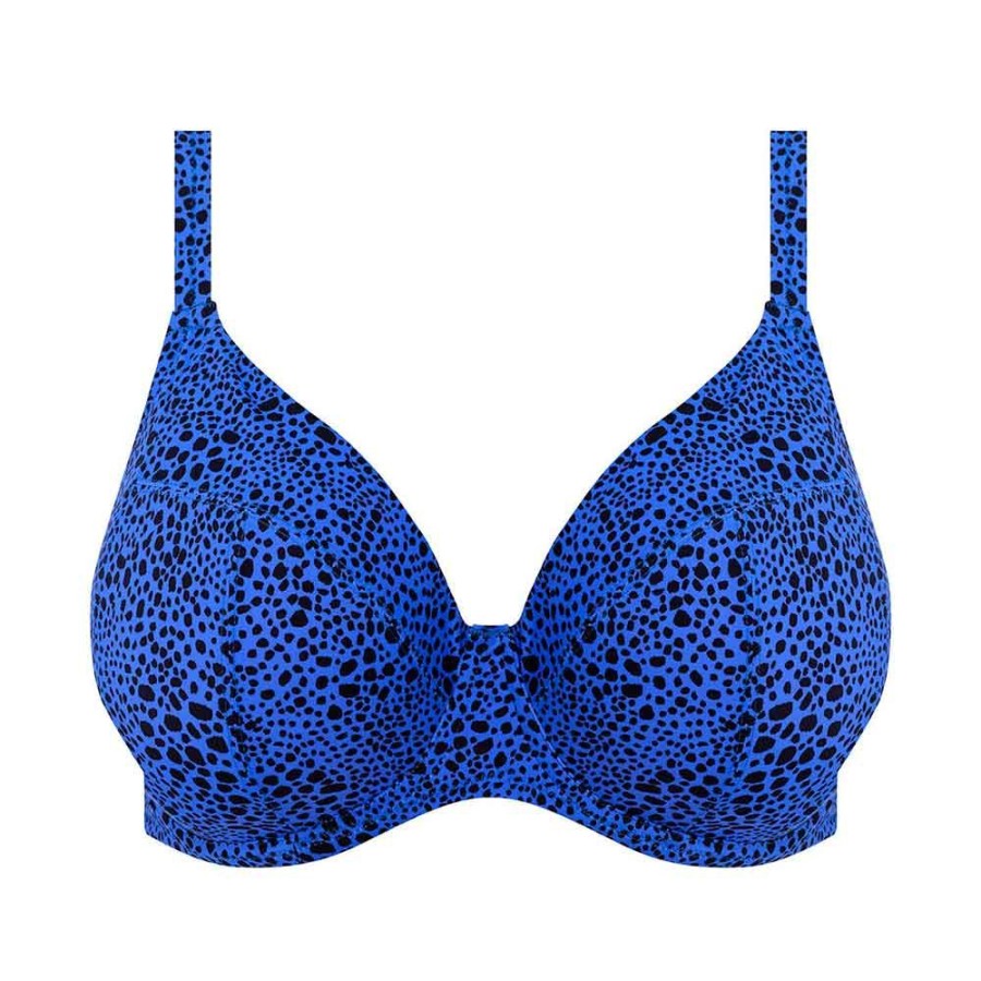 Swimwear Elomi Swim | Pebble Cove Underwired Plunge Bikini Top - Es801102 Blue