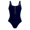 Swimwear Anita Rosa Faia | Elouise Zip Opening Soft Cup Active Swimsuit - 7742