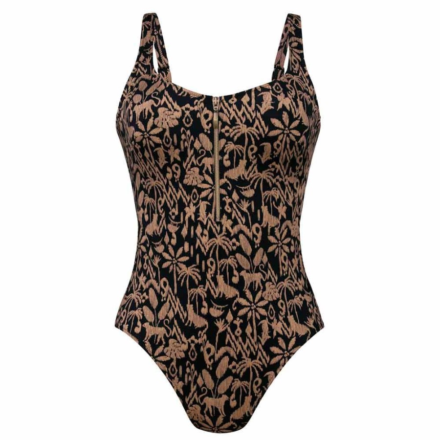 Swimwear Anita Rosa Faia | Secret Jungle Elouise Soft Cup Swimsuit - 7716 Safari