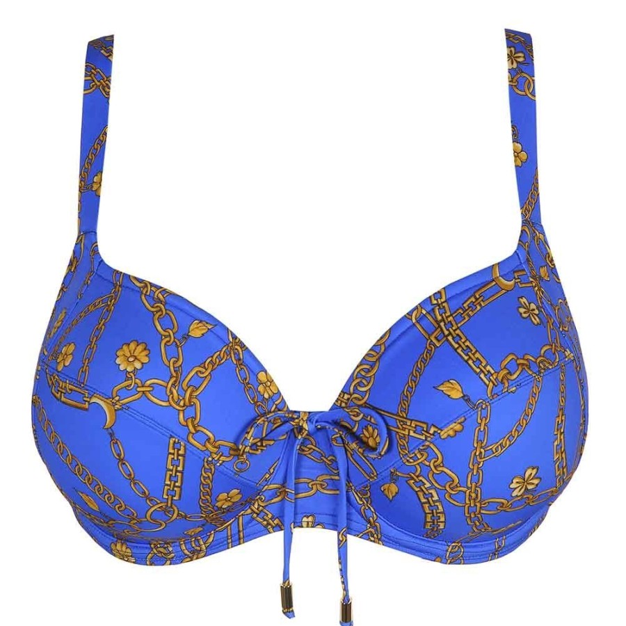 Swimwear PrimaDonna | Olbia Full Cup Underwired Bikini Top - 4009110 Electric Blue