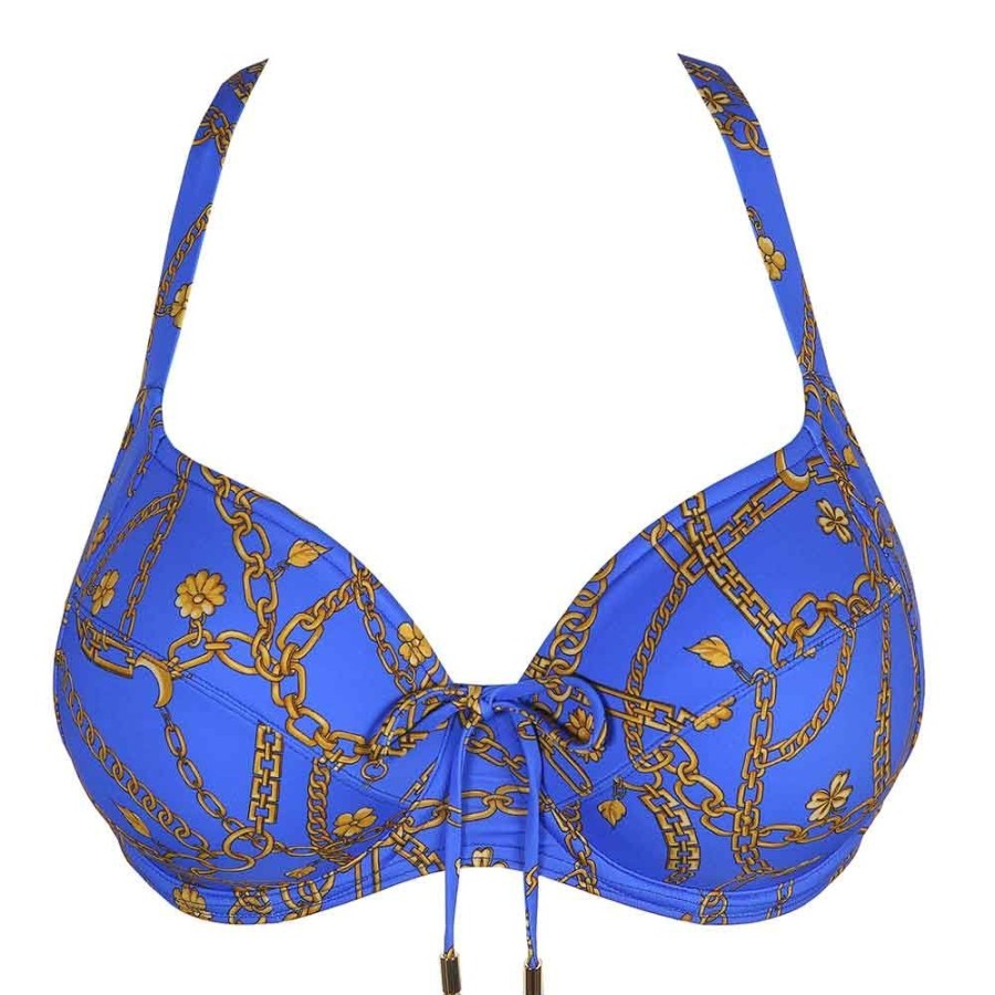 Swimwear PrimaDonna | Olbia Full Cup Underwired Bikini Top - 4009110 Electric Blue