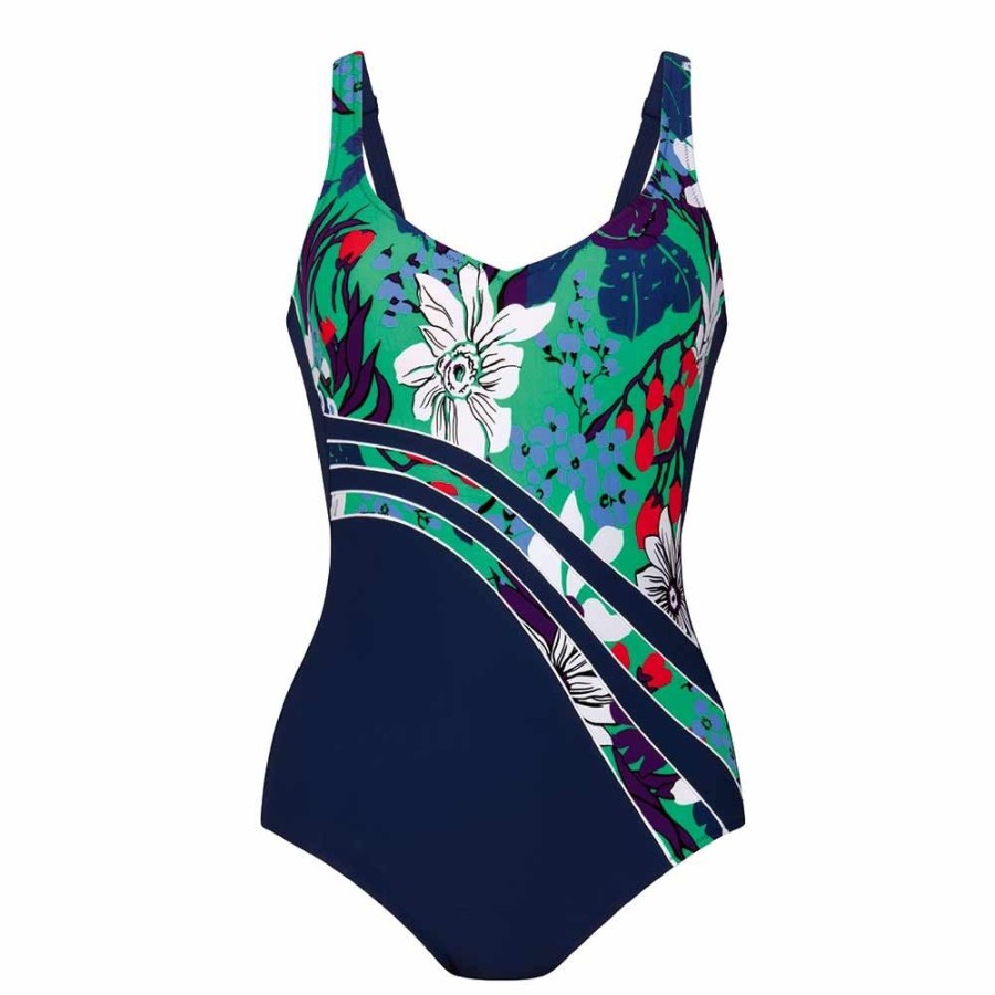 Swimwear Anita Comfort | Spring Florals Luella Soft Cup Swimsuit - 7339 Print