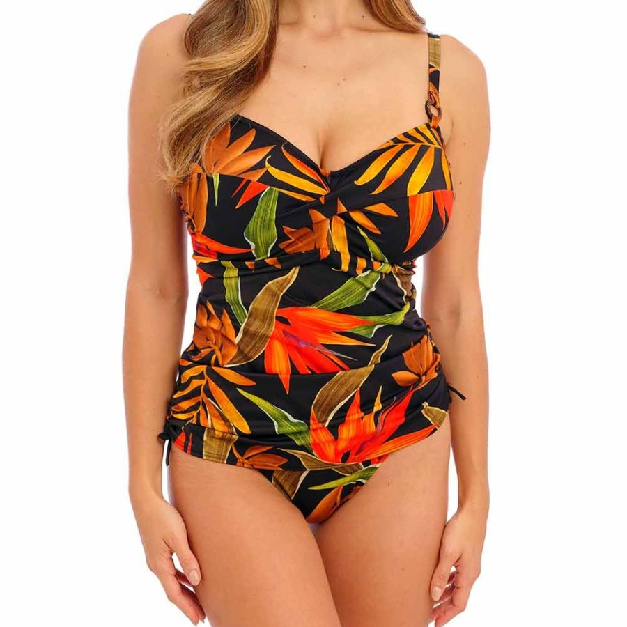 Swimwear Fantasie Swim | Pichola Underwired Tankini Top - Fs503954 Black