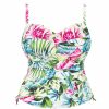 Swimwear Fantasie Swim | Langkawi Twist Front Underwired Tankini Top - Fs501754 White