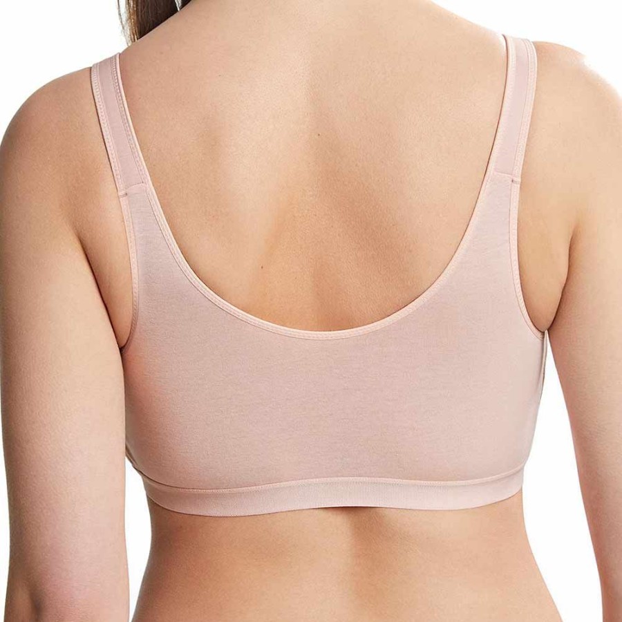 Bras Royce | Comfi Front Fastening Soft Cup Cotton Bra - 2021 Blush