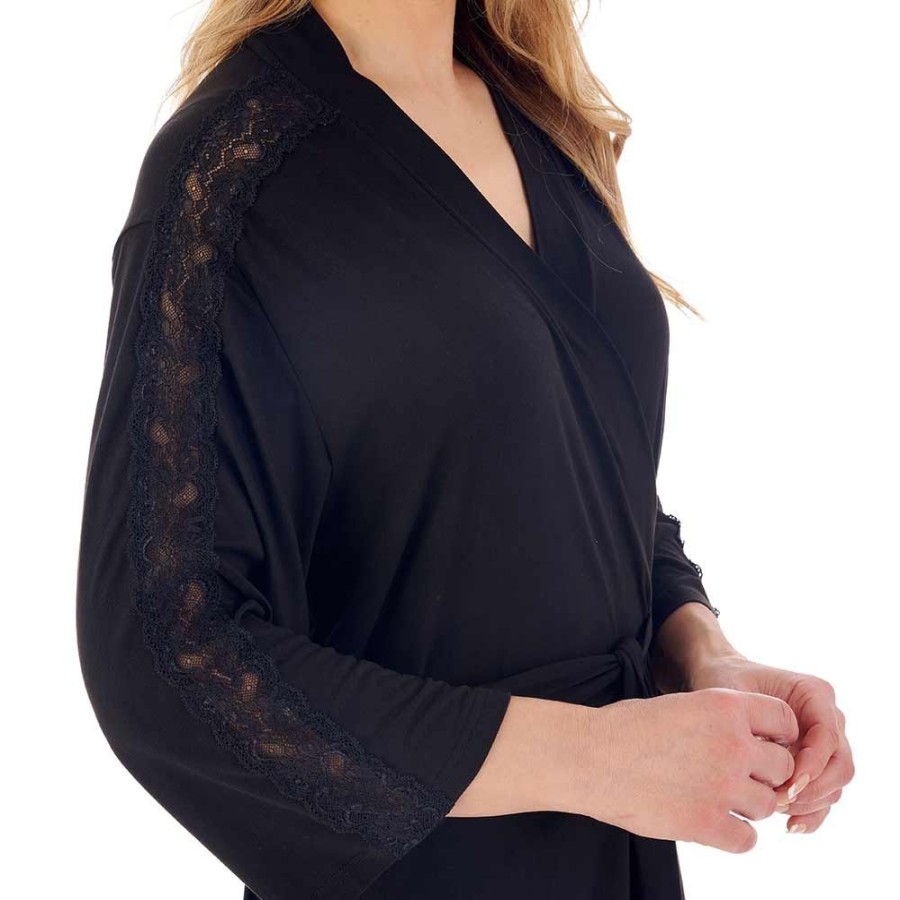 Nightwear Gaspe | Super Soft 3/4 Sleeve 42 Inch Kimono Wrap - Gl02704