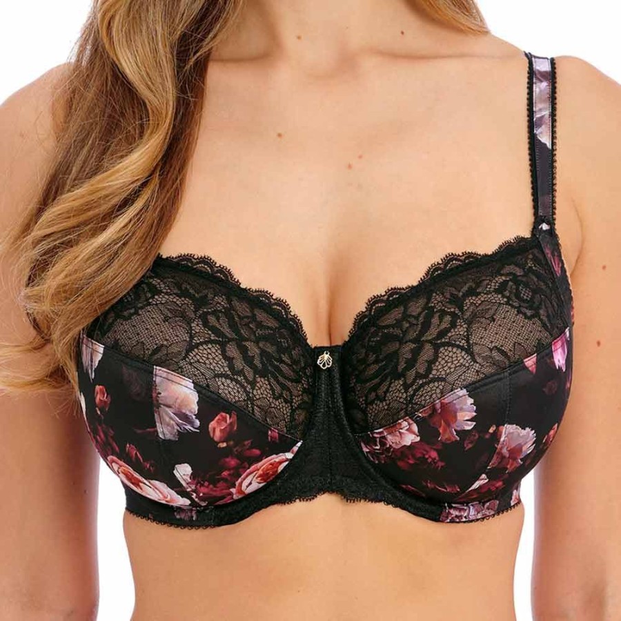 Bras Fantasie | Pippa Underwired Side Support Bra - Fl100701 Black