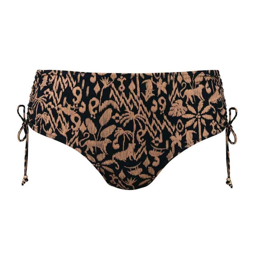 Swimwear Anita Rosa Faia | Secret Jungle Ive Adjustable Leg Bikini Briefs - 8736-0 Safari