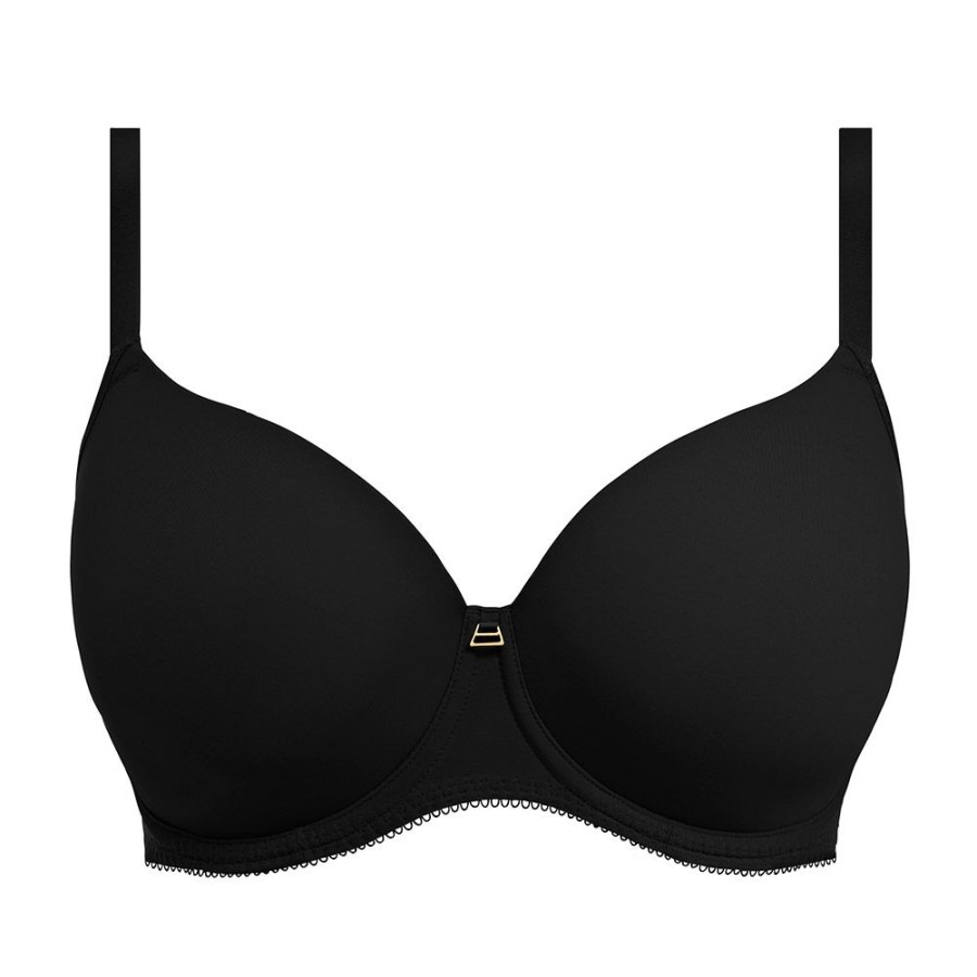 Bras Freya | Snapshot Underwired Moulded T-Shirt Bra - Aa400933 Noir