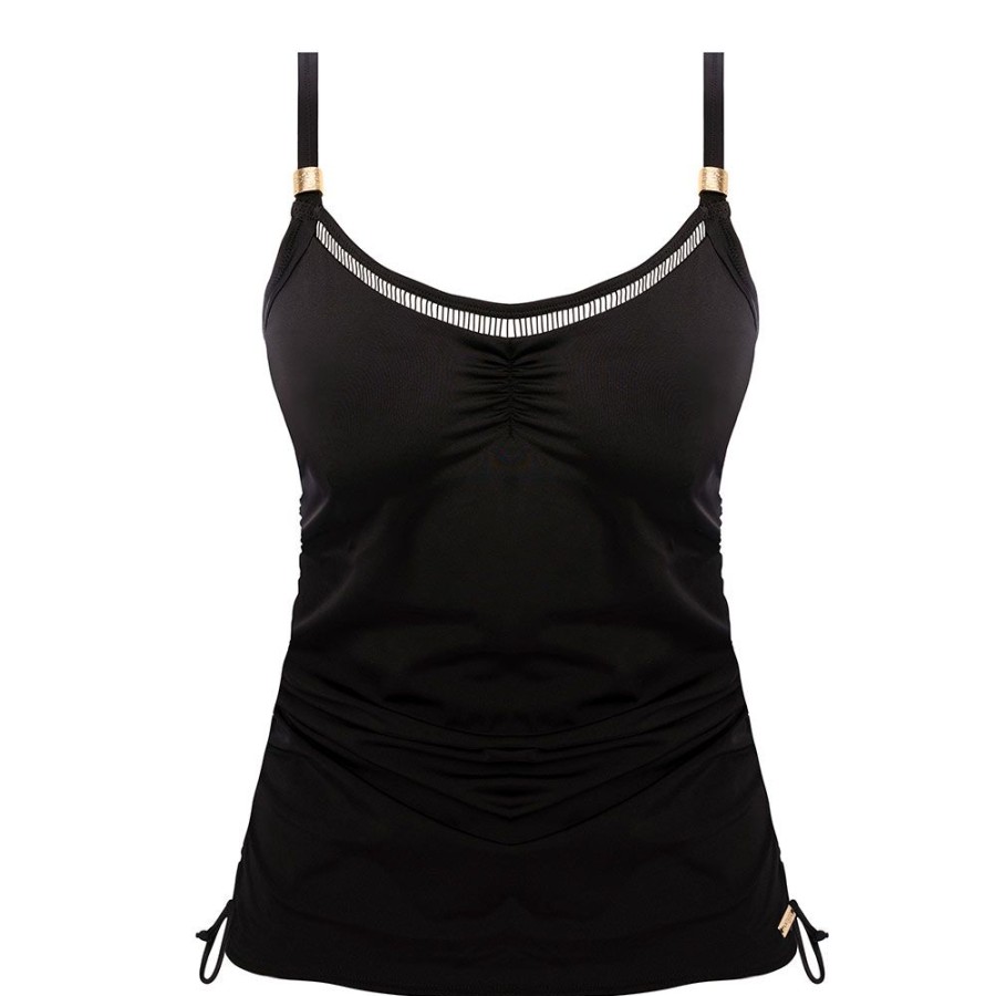 Swimwear Fantasie Swim | East Hampton Adjustable Sides Underwired Tankini Top - Fs502851 Black