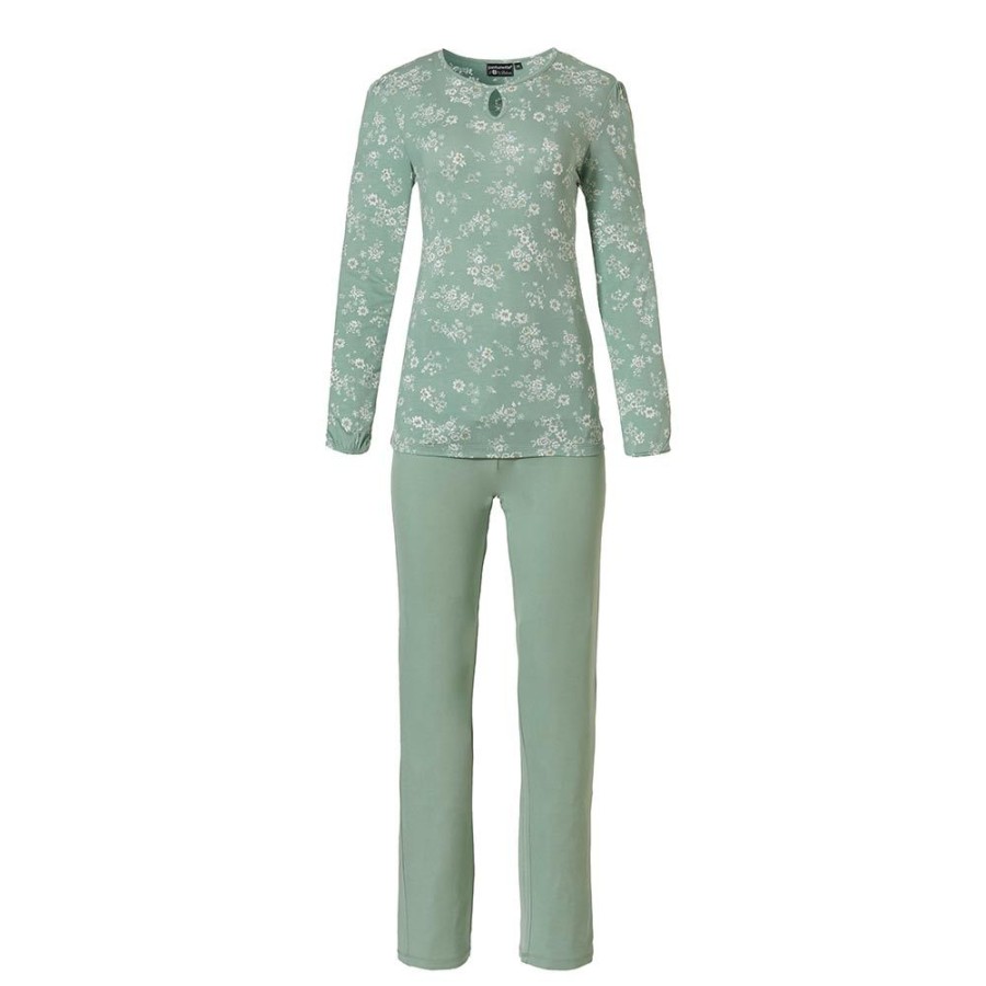 Nightwear Pastunette | Millefleur Long Sleeve Pyjama Set - 25212-326-2 Light Green