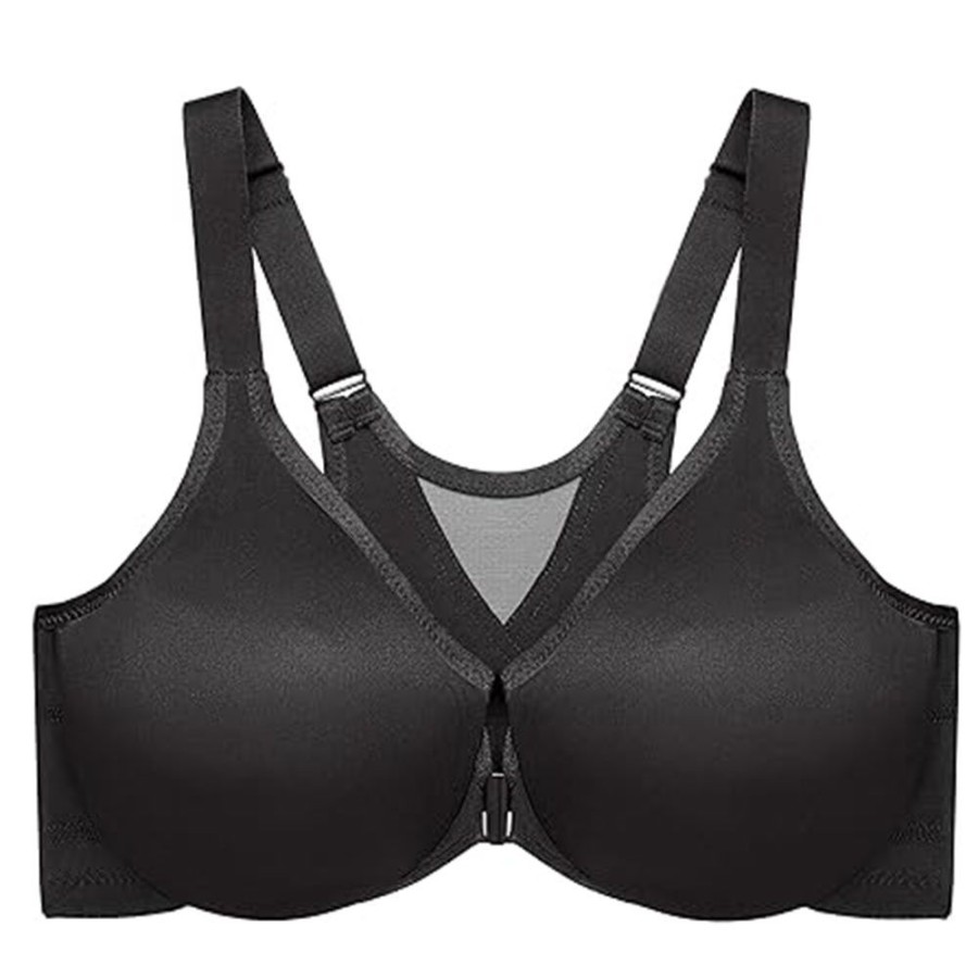 Bras Glamorise | Wonderwire Seamless Posture Control Front Fastening Bra - 9265