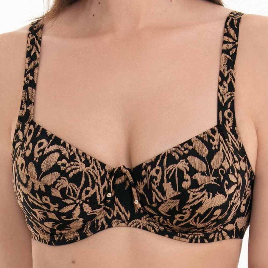 Swimwear Anita Rosa Faia | Secret Jungle Sibel Underwired Bikini Top - 8736-1 Safari