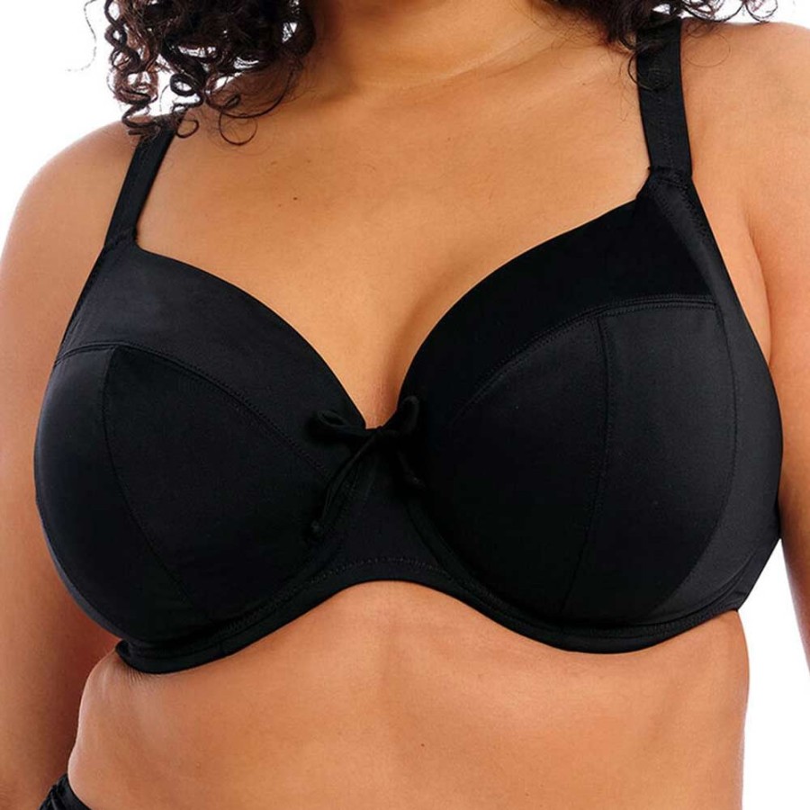 Swimwear Elomi Swim | Plain Sailing Underwired Plunge Bikini Top - Es7284 Black