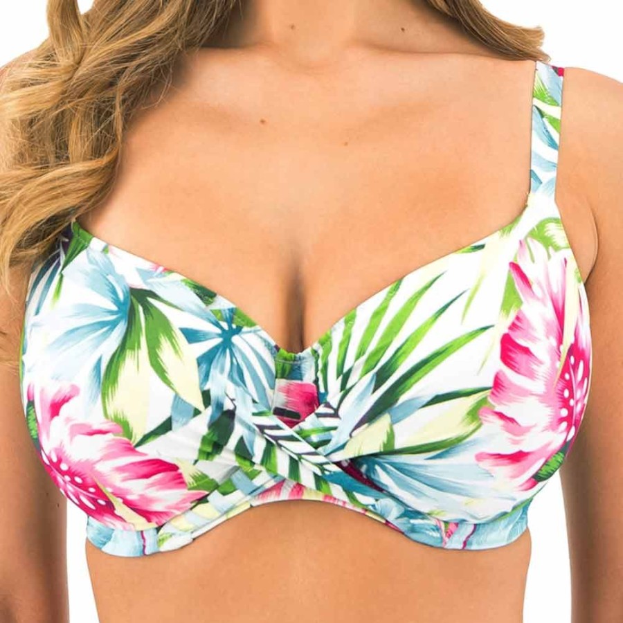 Swimwear Fantasie Swim | Langkawi Underwired Full Cup Bikini Top - Fs501705 White