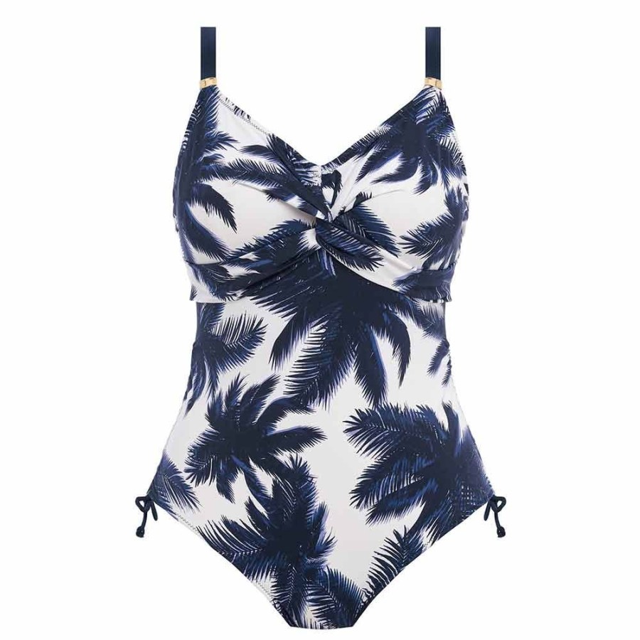 Swimwear Fantasie Swim | Carmelita Avenue Underwired Twist Front Swimsuit - Fs502331 French Navy