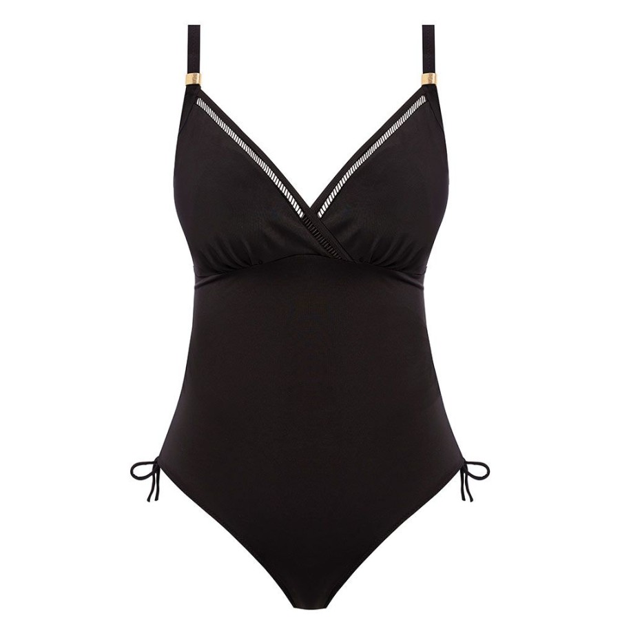 Swimwear Fantasie Swim | East Hampton Underwired Adjustable Leg Swimsuit - Fs502842 Black