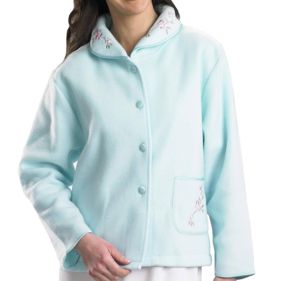 Nightwear Slenderella | Polar Fleece Buttoned Bedjacket - Bj44601